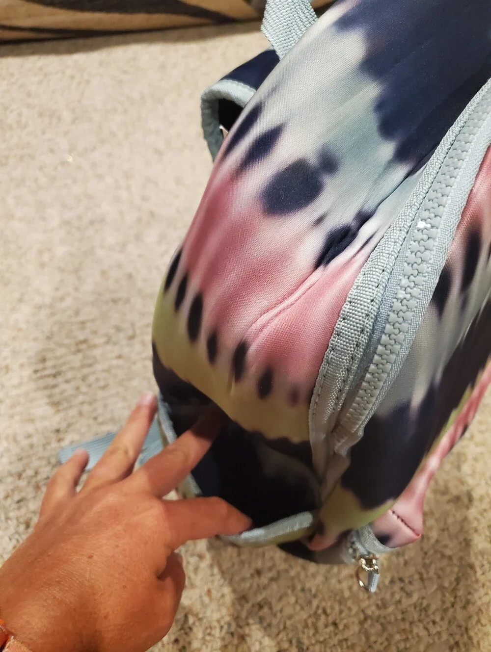 NWOT Puppie Love Tie Dye Backpack